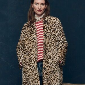 THE GREAT Leopard Car Coat